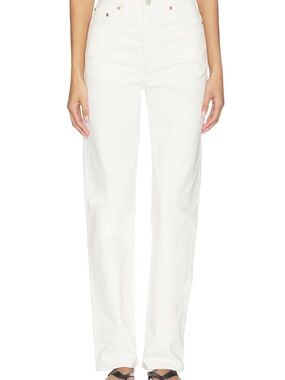 Levi’s Premium Ribcage Straight Ankle White Size 24 / W24
